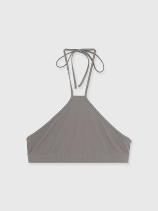 BICOLOR DRAPE DRESS