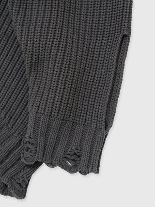 DAMAGE KNIT CARDIGAN