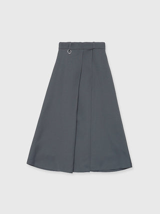 BONDING TUCK FLARE SKIRT