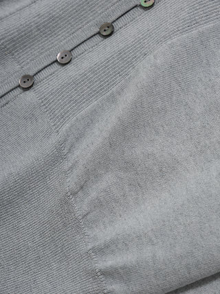 TULLE SEAM KNIT CARDIGAN
