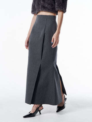 TACK WOOL SKIRT