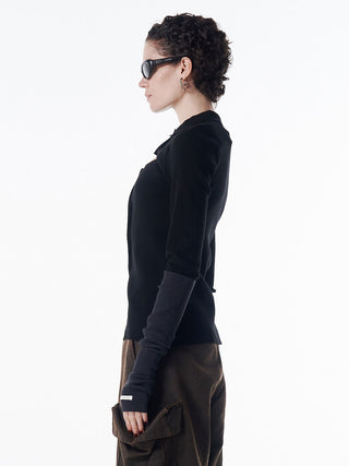 ARM SET KNIT CARDIGAN