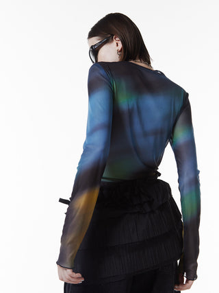 SHEER PATERN TOP