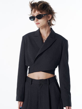 CROSS SHORT JACKET