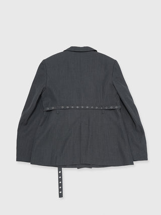 BELTED TAILORED JACKET