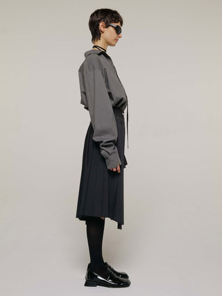 SCREW PLEATS SKIRT