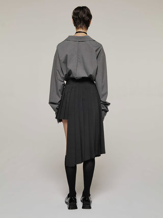 SCREW PLEATS SKIRT
