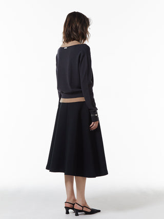 MOON LAYERED VNECK KNIT