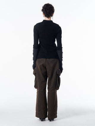 ARM SET KNIT CARDIGAN