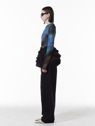 SHEER PATERN TOP