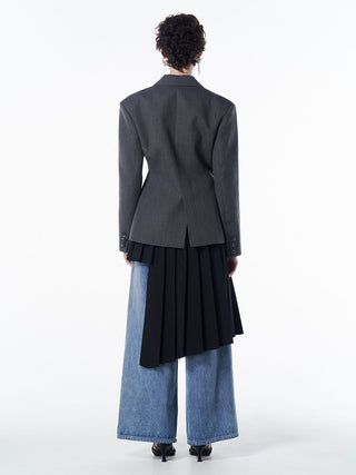 WAIST CONSCIOUS PAT IN JACKET