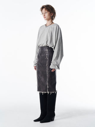 OVER PRINT LONG TSHIRT
