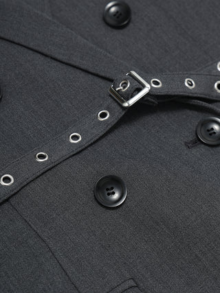 BELTED TAILORED JACKET