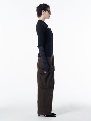 ARM SET KNIT CARDIGAN