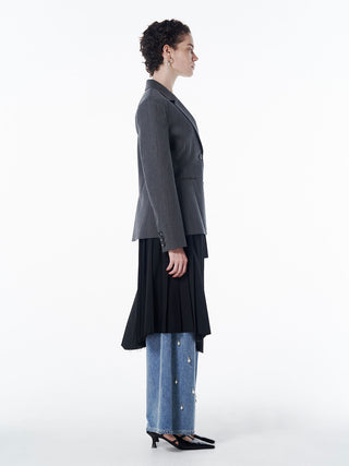 WAIST CONSCIOUS PAT IN JACKET