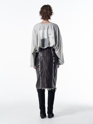 OVER PRINT LONG TSHIRT