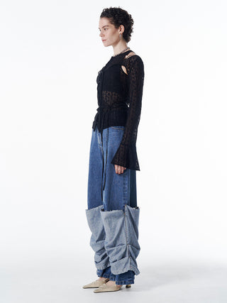 LACE COMPACT LAYERED TOPS