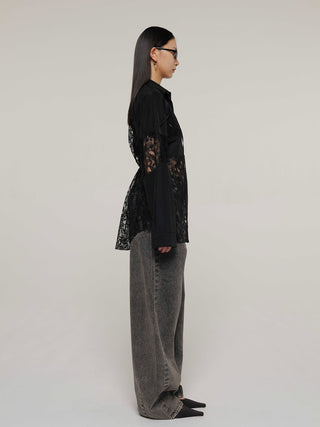 OVAL DENIM PANTS