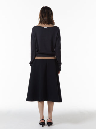 MOON LAYERED VNECK KNIT