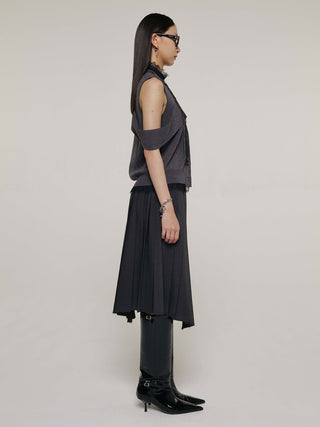 NECK LACE SLEEVELESS KNIT