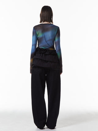 SHEER PATERN TOP