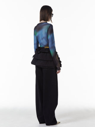 SHEER PATERN TOP