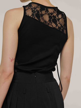 LACE SEAM CUT TOPS