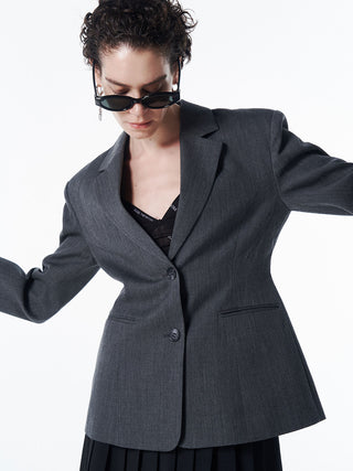 WAIST CONSCIOUS PAT IN JACKET