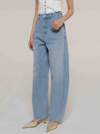 OVAL DENIM PANTS