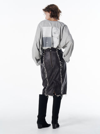 OVER PRINT LONG TSHIRT