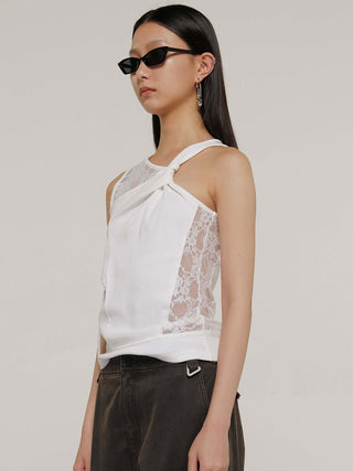 LACE SEAM CUT TOPS