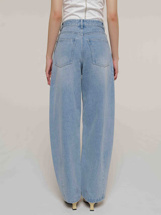 OVAL DENIM PANTS