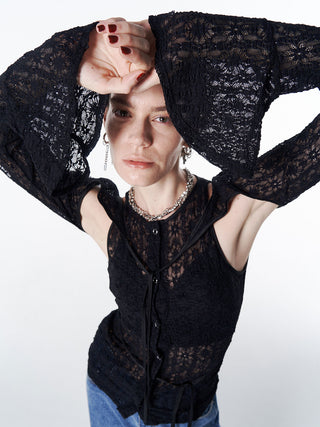LACE COMPACT LAYERED TOPS