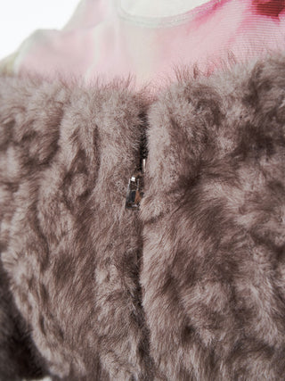 FUR OFFSHOULDER TOPS