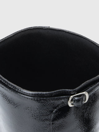 BUCKLED LONG BOOTS