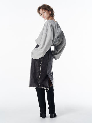 OVER PRINT LONG TSHIRT