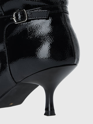 BUCKLED LONG BOOTS