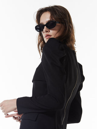 POWER SHOULDER MINIDRESS