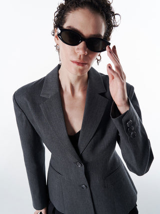 WAIST CONSCIOUS PAT IN JACKET