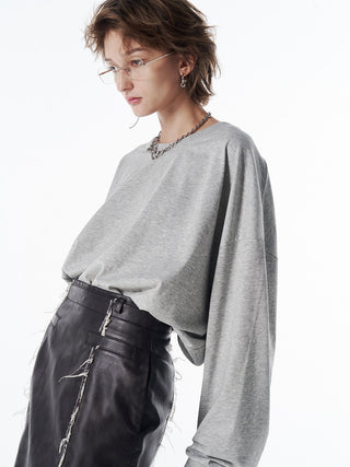 OVER PRINT LONG TSHIRT