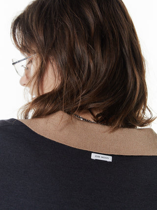 MOON LAYERED VNECK KNIT