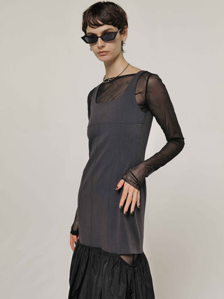 CUTTIMG FLARE DRESS