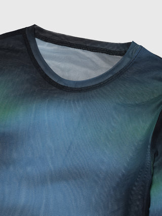 SHEER PATERN TOP