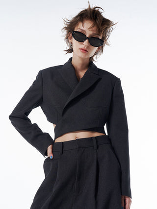 CROSS SHORT JACKET