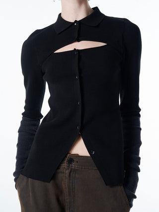 ARM SET KNIT CARDIGAN