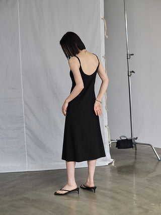 OPEN BACK CAMISOLE DRESS