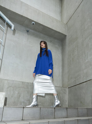 WOOL BASIC OVER KNIT TOPS