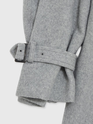 WOOL COMFORTABLE TRENCH COAT