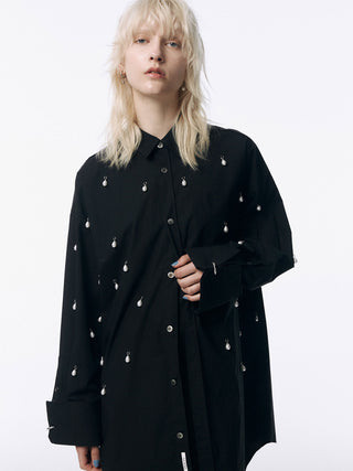 JOSEMOON SHIRT with PEARL