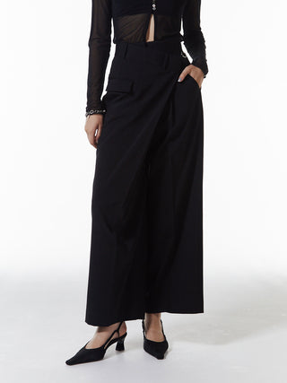 WRAP LAYERED PANTS